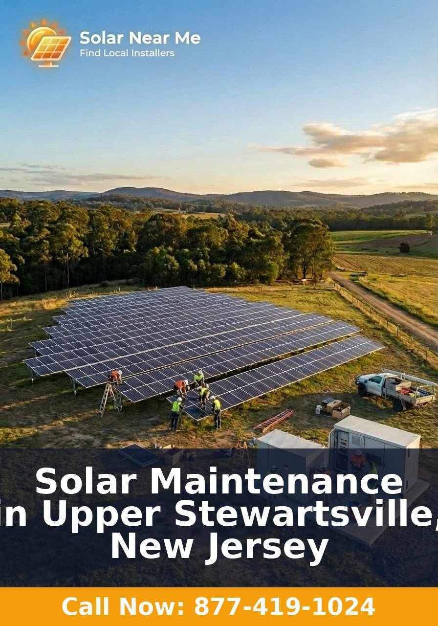 Solar Maintenance in Upper Stewartsville, New Jersey