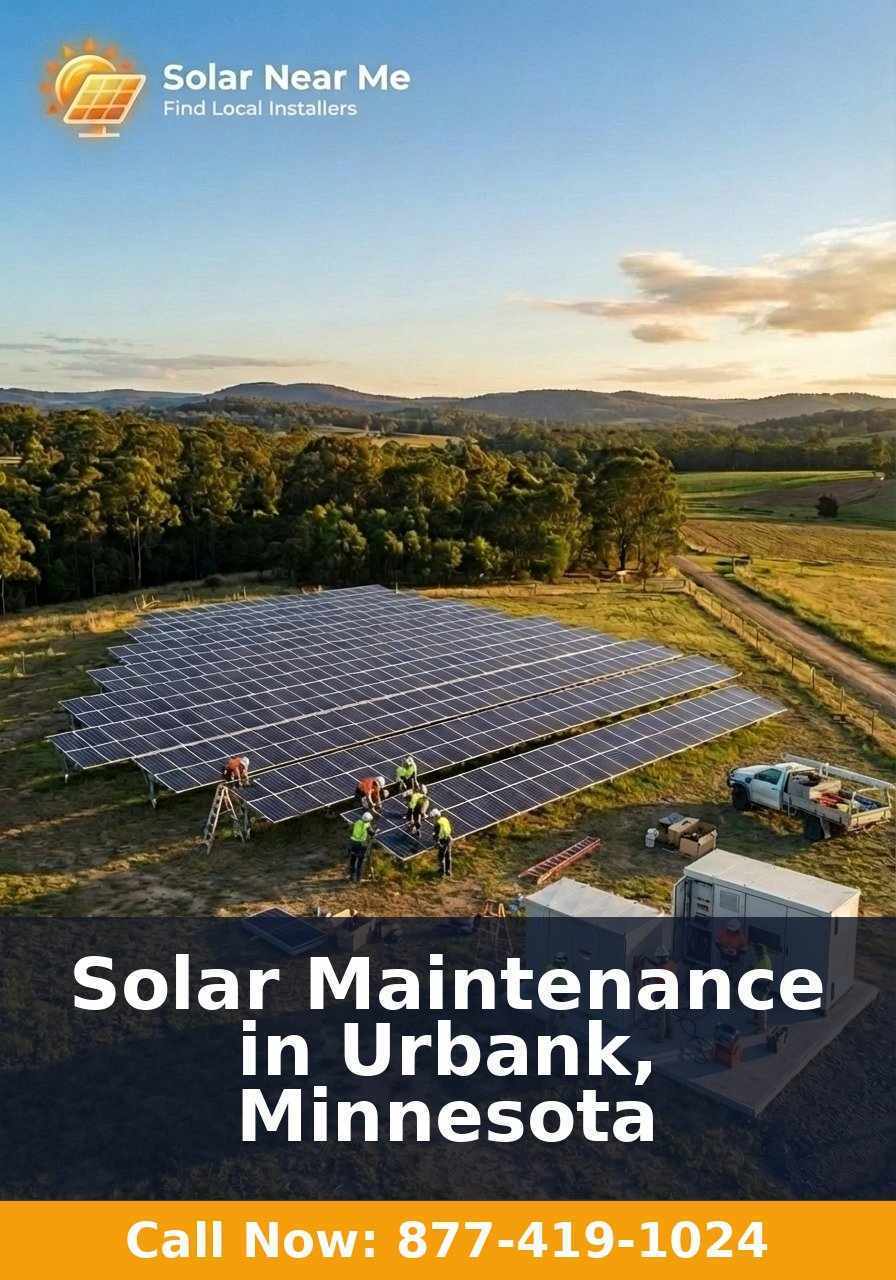 Solar Maintenance in Urbank, Minnesota