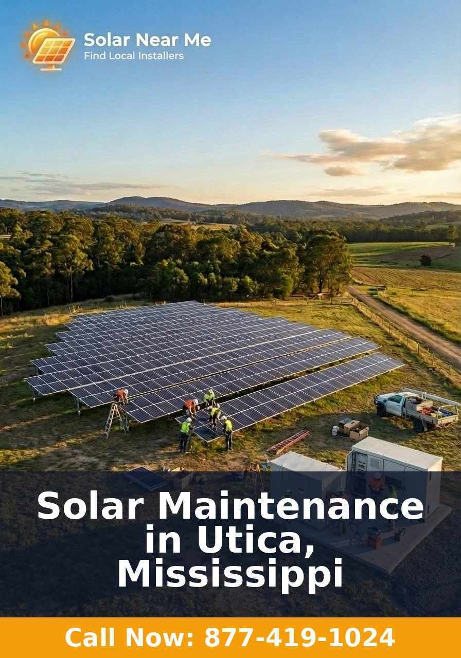 Solar Maintenance in Utica, Mississippi