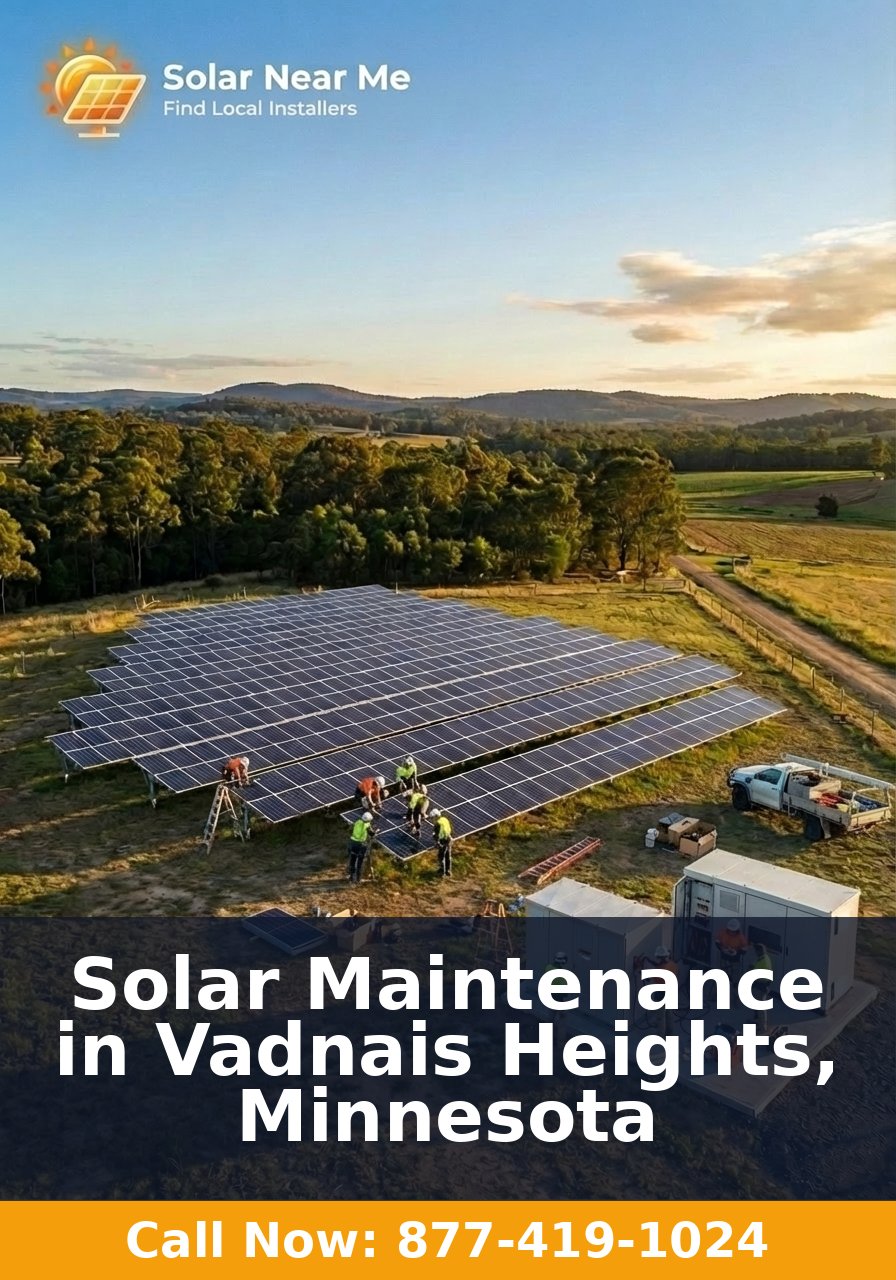 Solar Maintenance in Vadnais Heights, Minnesota