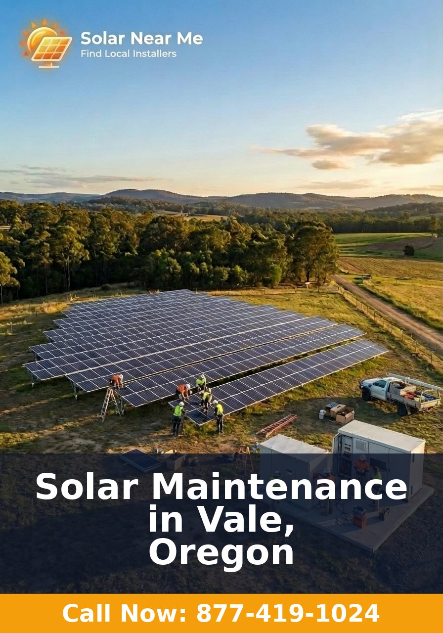 Solar Maintenance in Vale, Oregon