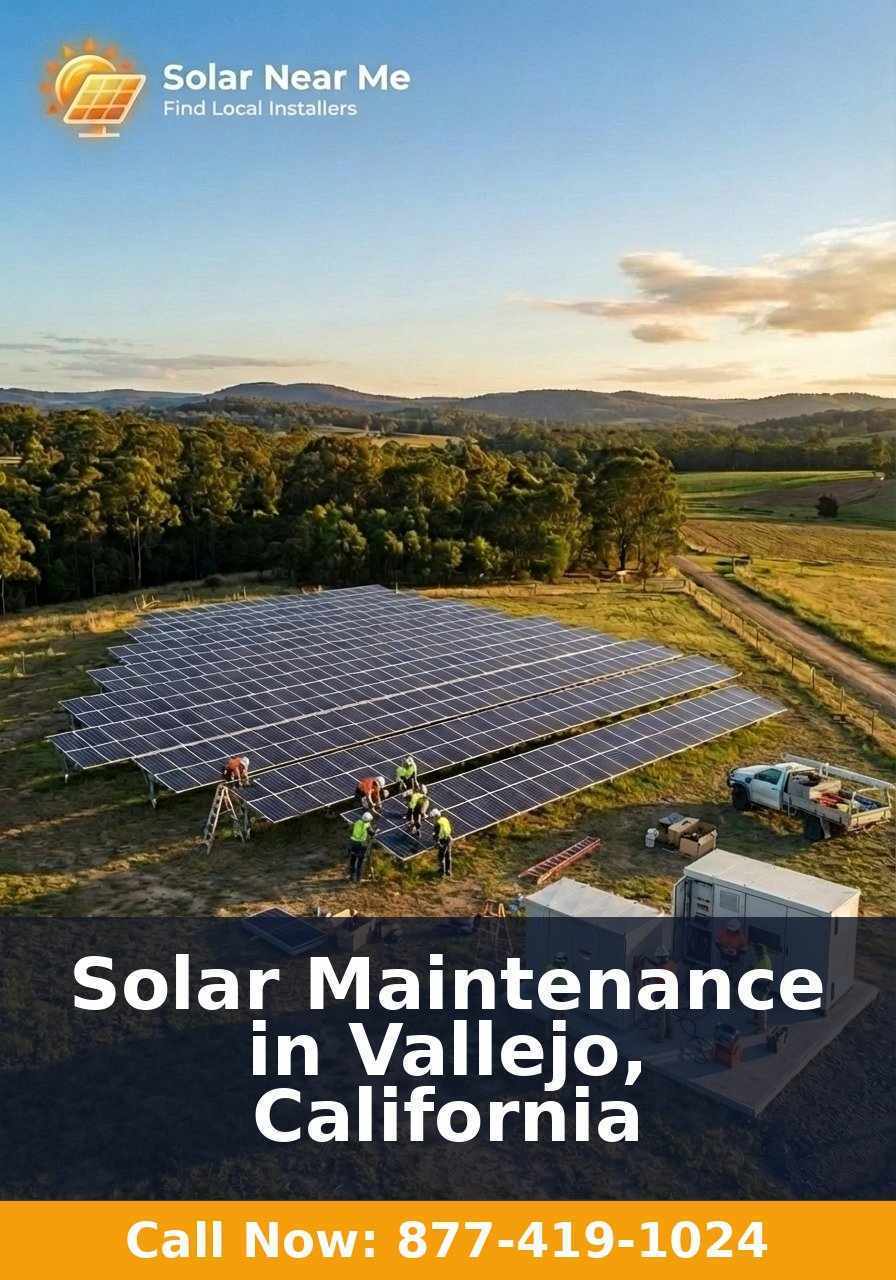 Solar Maintenance in Vallejo, California