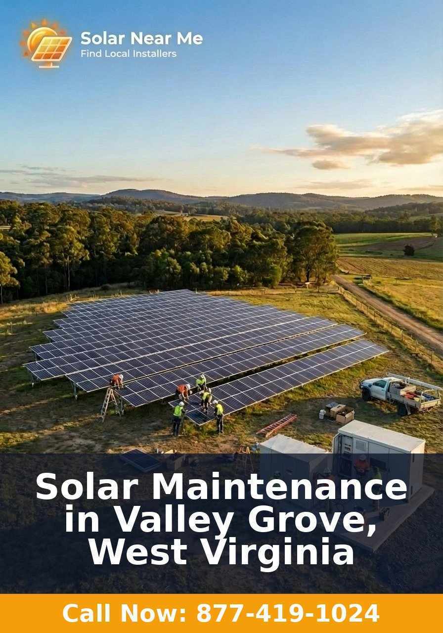 Solar Maintenance in Valley Grove, West Virginia