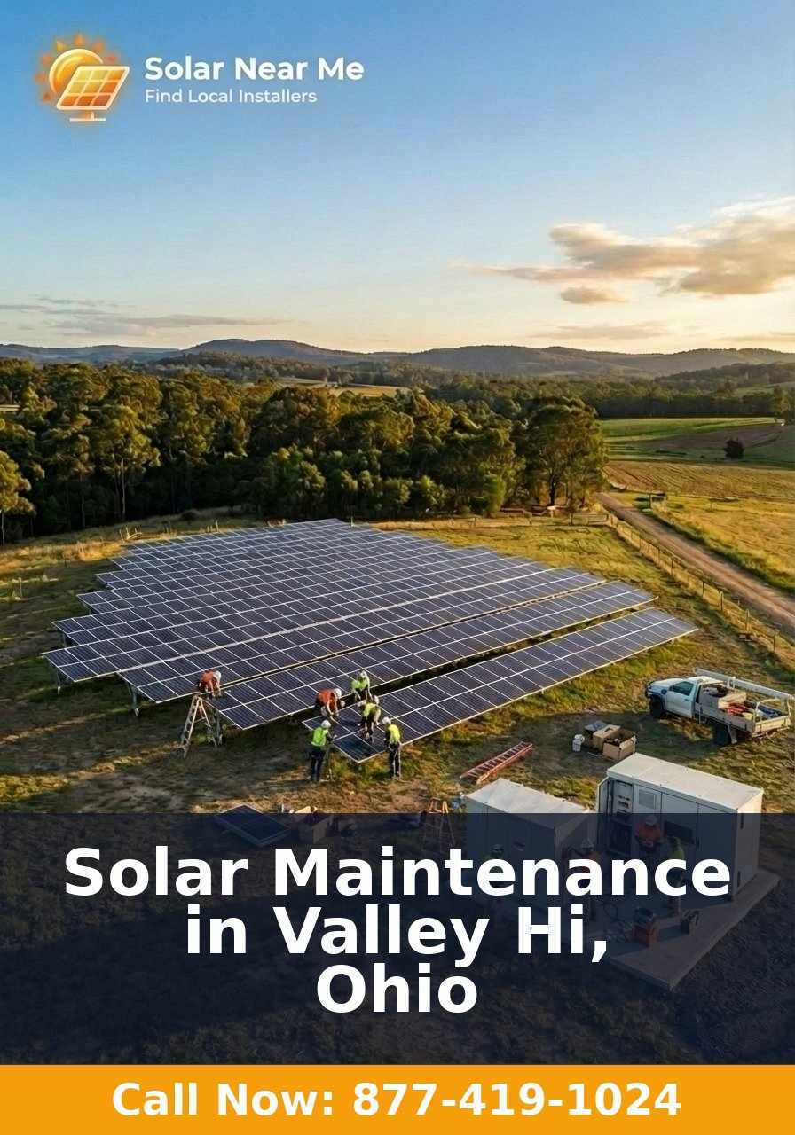 Solar Maintenance in Valley Hi, Ohio