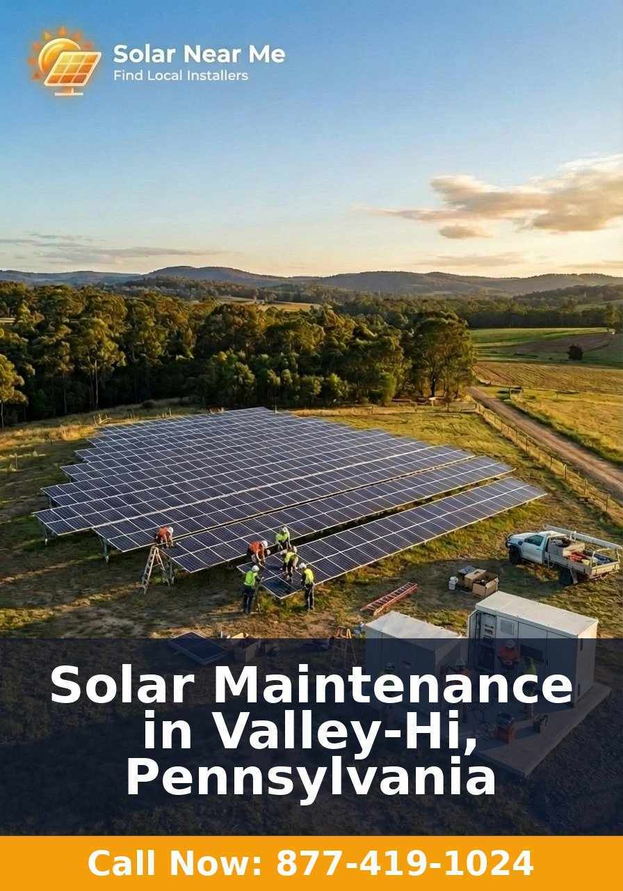 Solar Maintenance in Valley-Hi, Pennsylvania