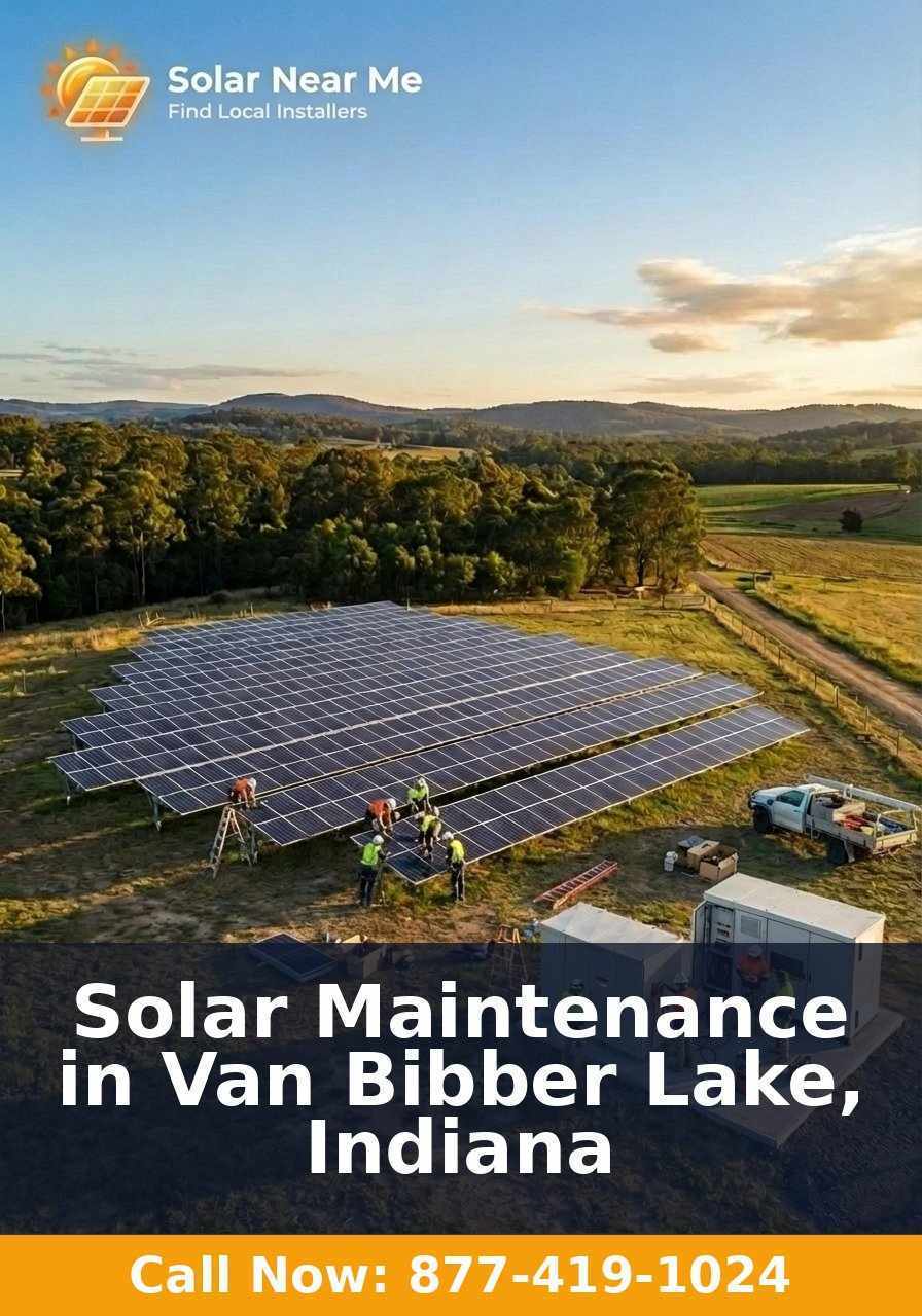 Solar Maintenance in Van Bibber Lake, Indiana