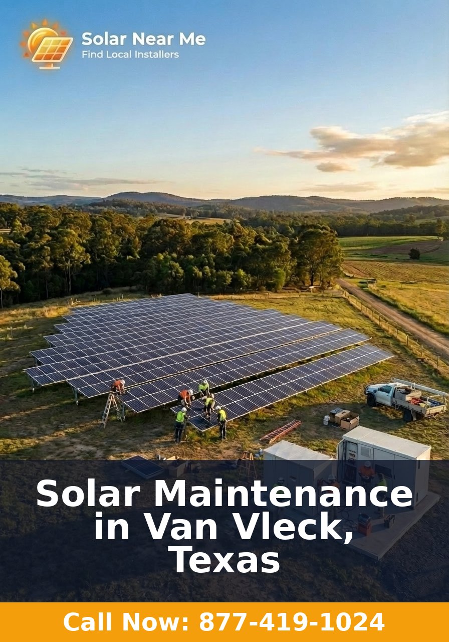Solar Maintenance in Van Vleck, Texas