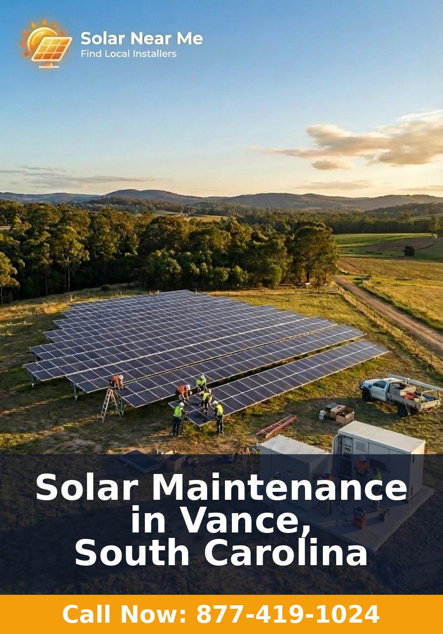 Solar Maintenance in Vance, South Carolina