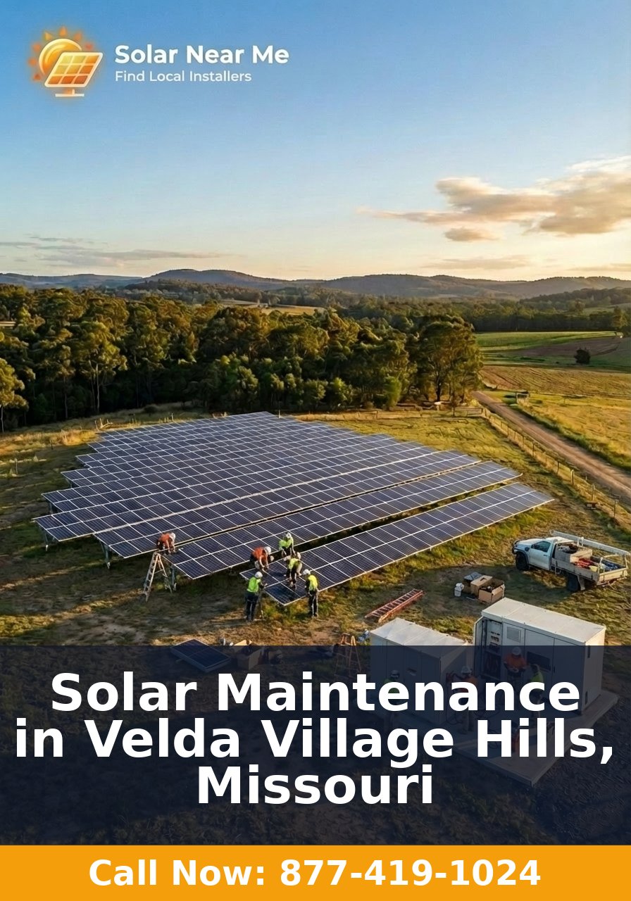Solar Maintenance in Velda Village Hills, Missouri