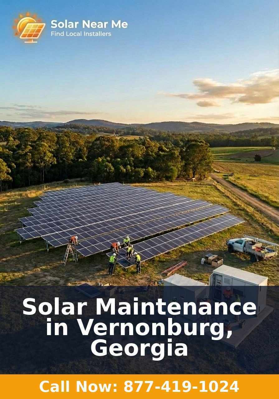 Solar Maintenance in Vernonburg, Georgia