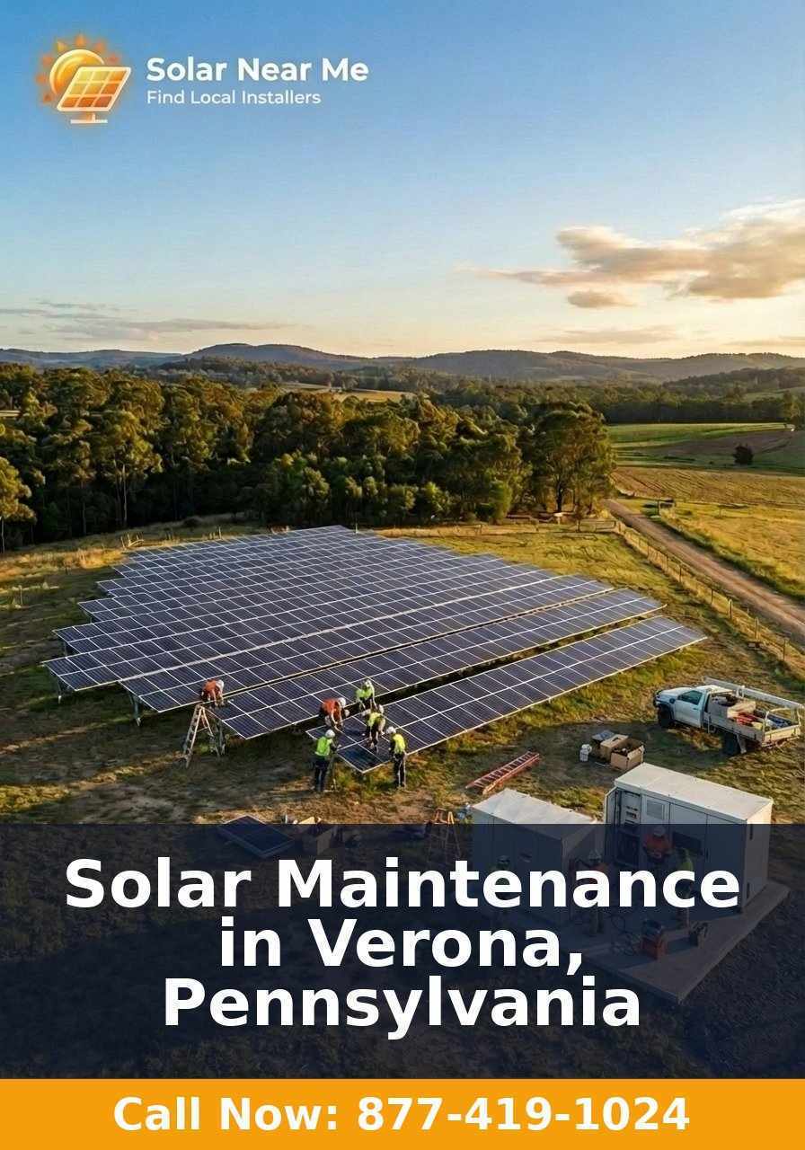 Solar Maintenance in Verona, Pennsylvania
