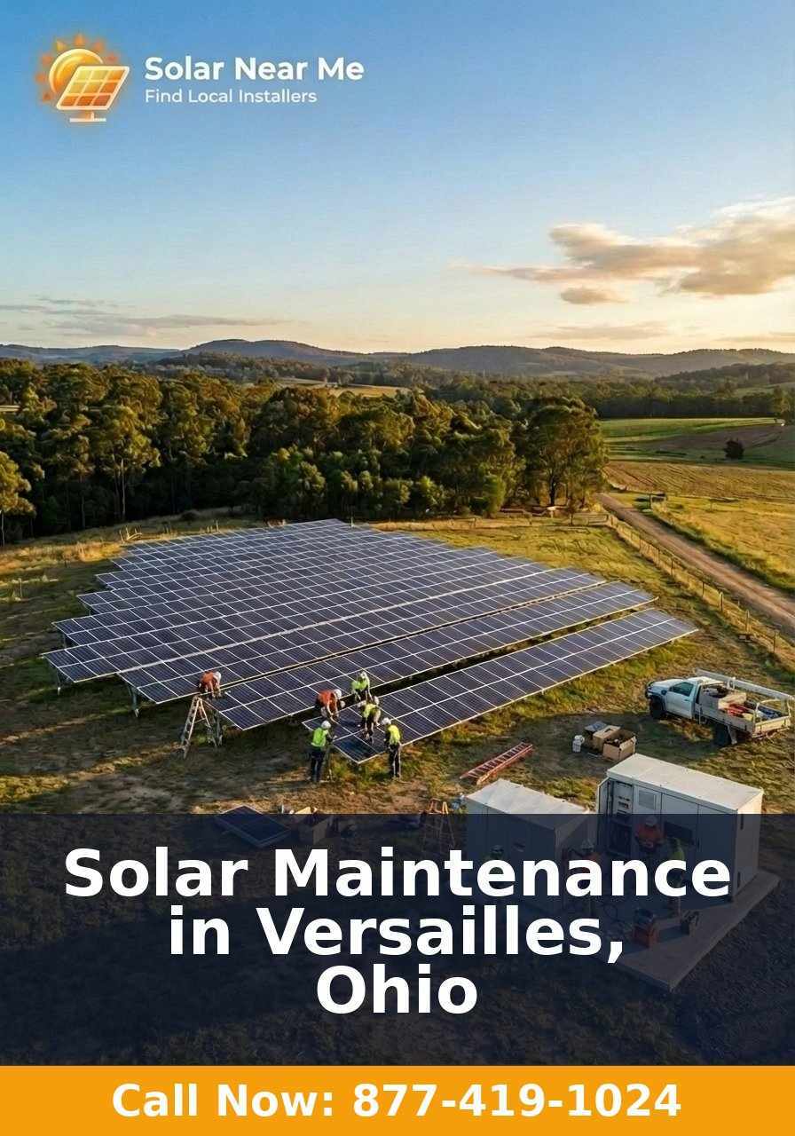 Solar Maintenance in Versailles, Ohio