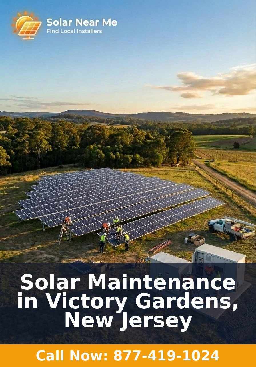 Solar Maintenance in Victory Gardens, New Jersey