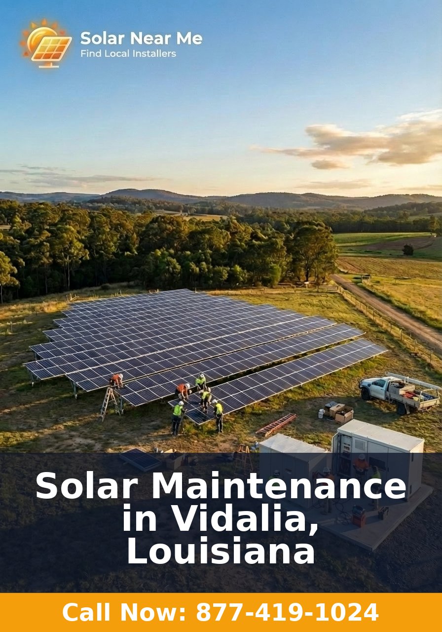 Solar Maintenance in Vidalia, Louisiana