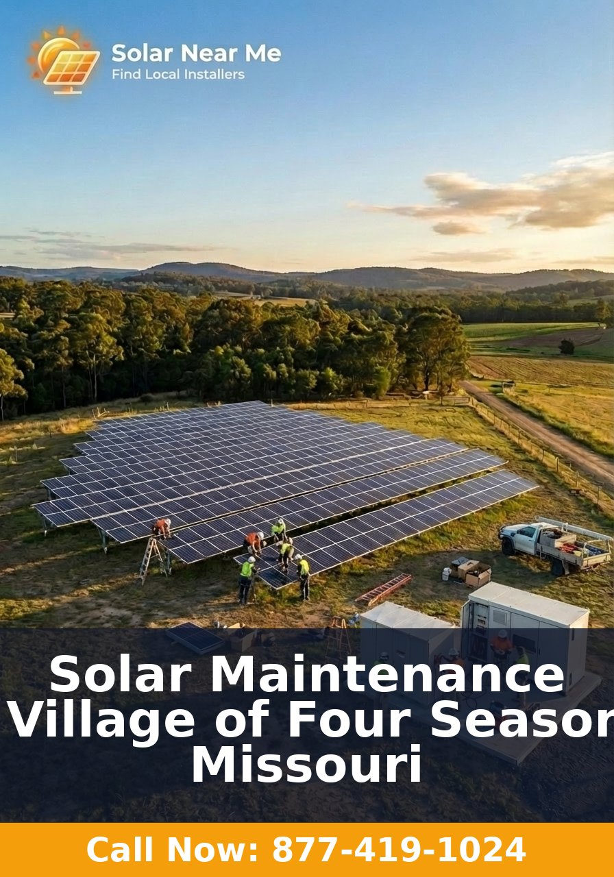 Solar Maintenance in Village of Four Seasons, Missouri