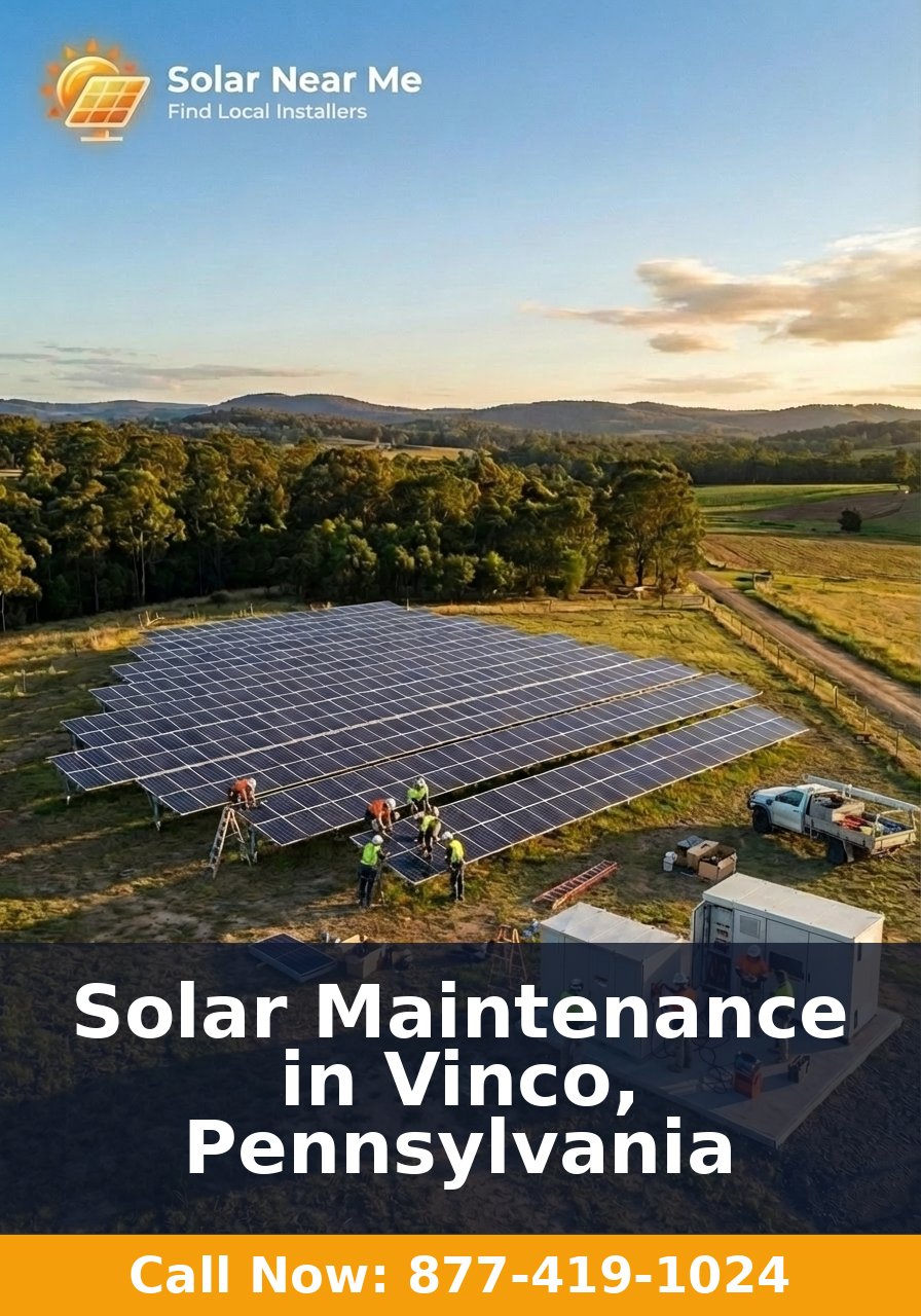 Solar Maintenance in Vinco, Pennsylvania
