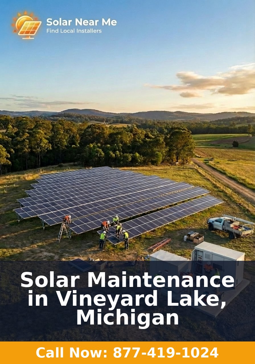 Solar Maintenance in Vineyard Lake, Michigan