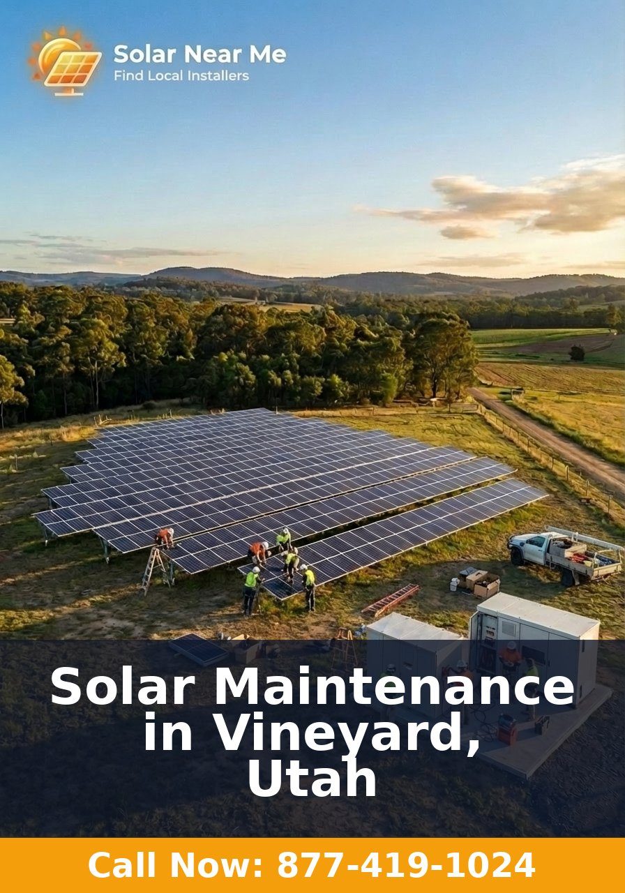 Solar Maintenance in Vineyard, Utah