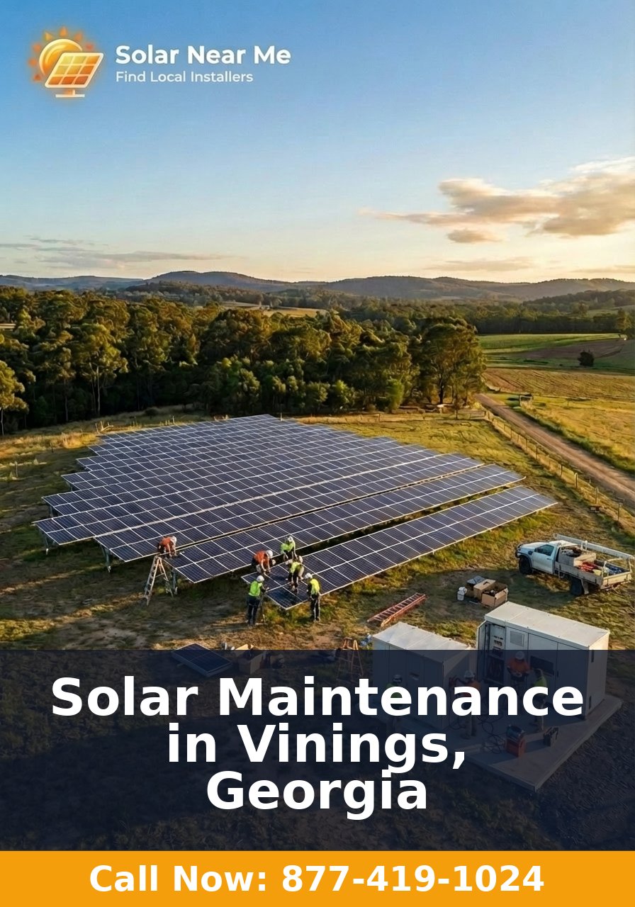 Solar Maintenance in Vinings, Georgia