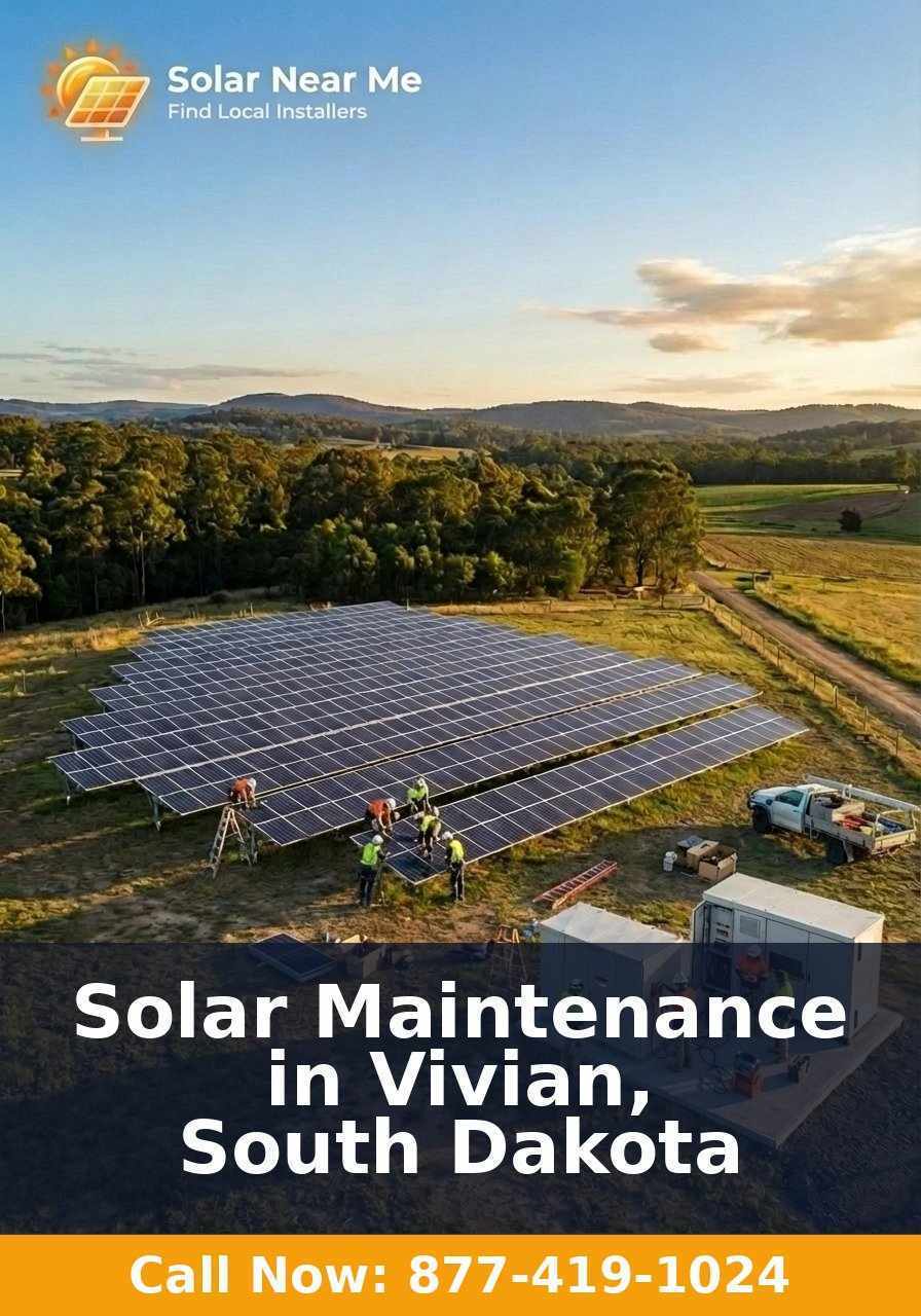 Solar Maintenance in Vivian, South Dakota