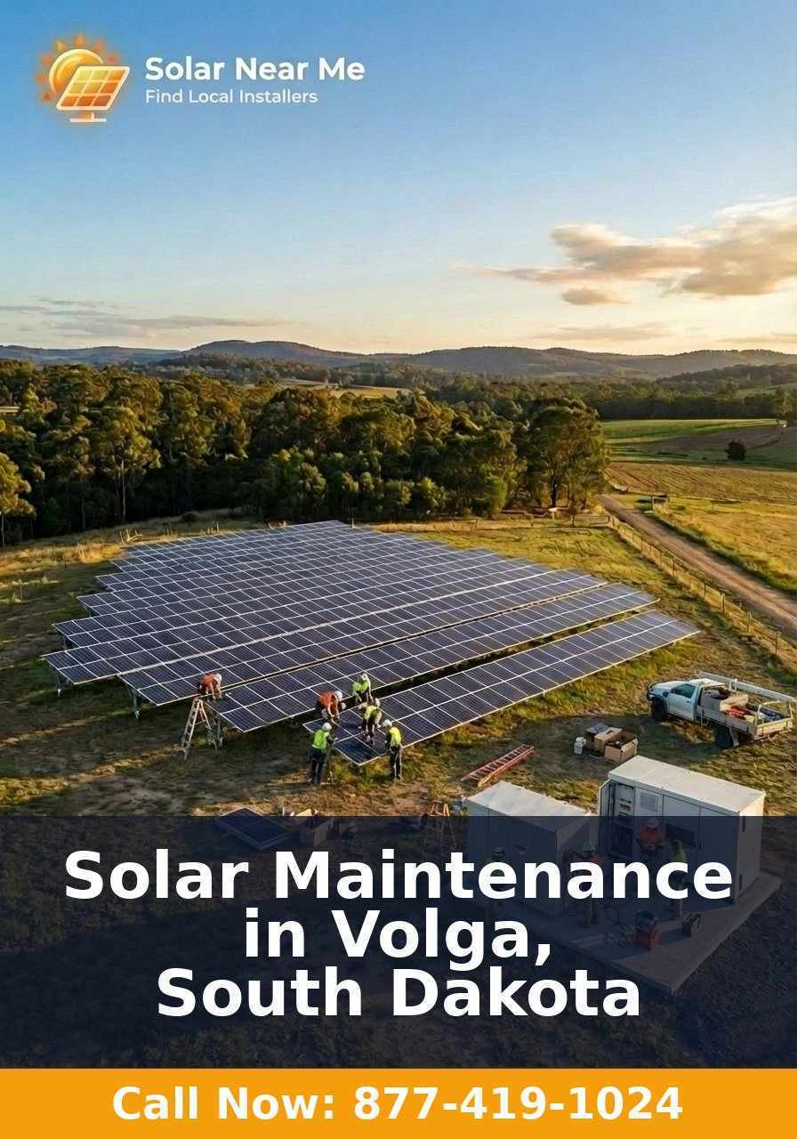 Solar Maintenance in Volga, South Dakota