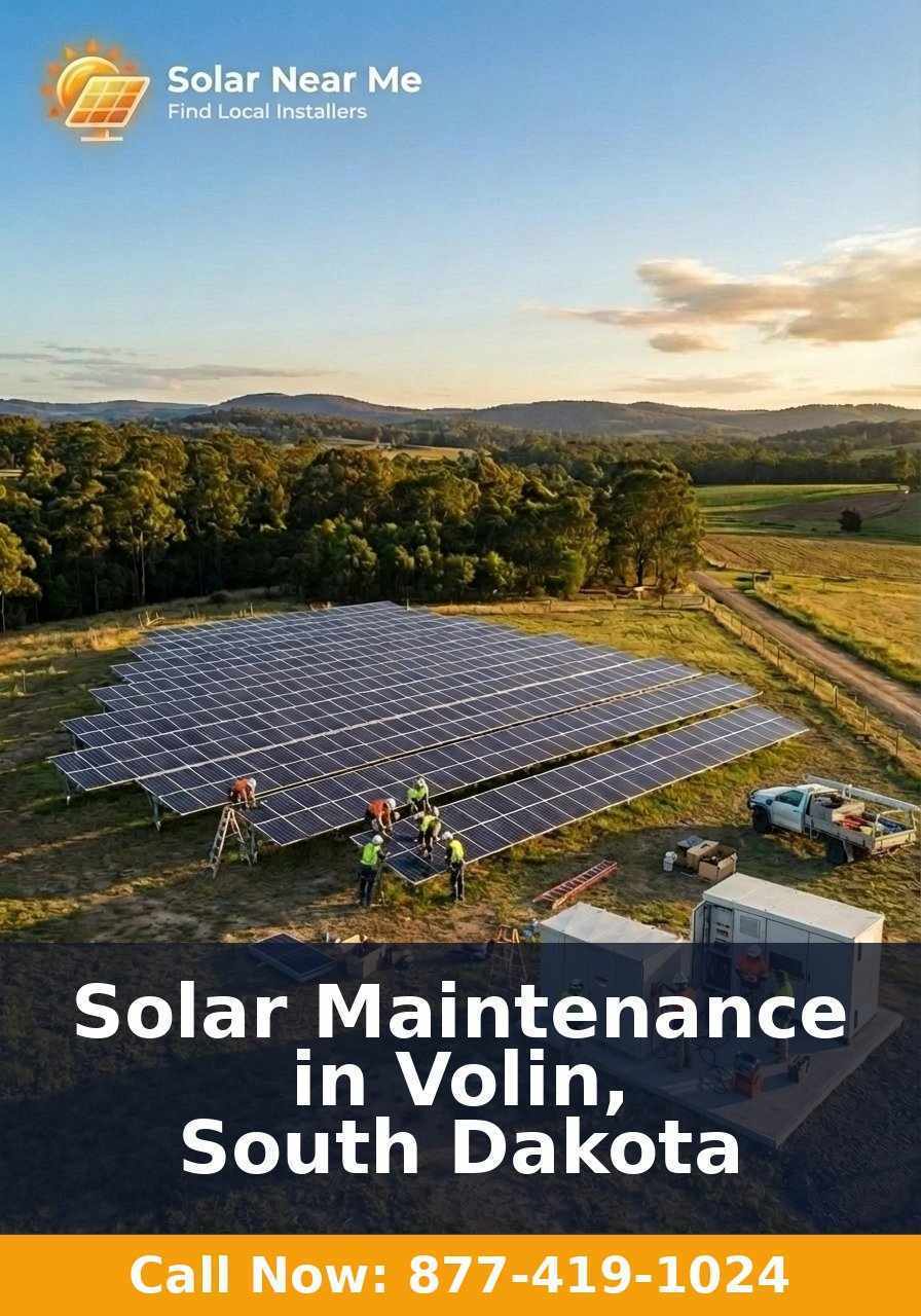 Solar Maintenance in Volin, South Dakota