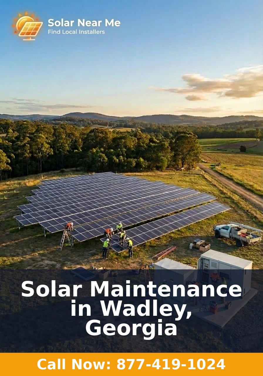 Solar Maintenance in Wadley, Georgia