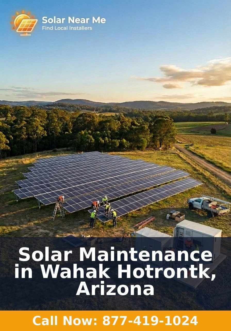 Solar Maintenance in Wahak Hotrontk, Arizona