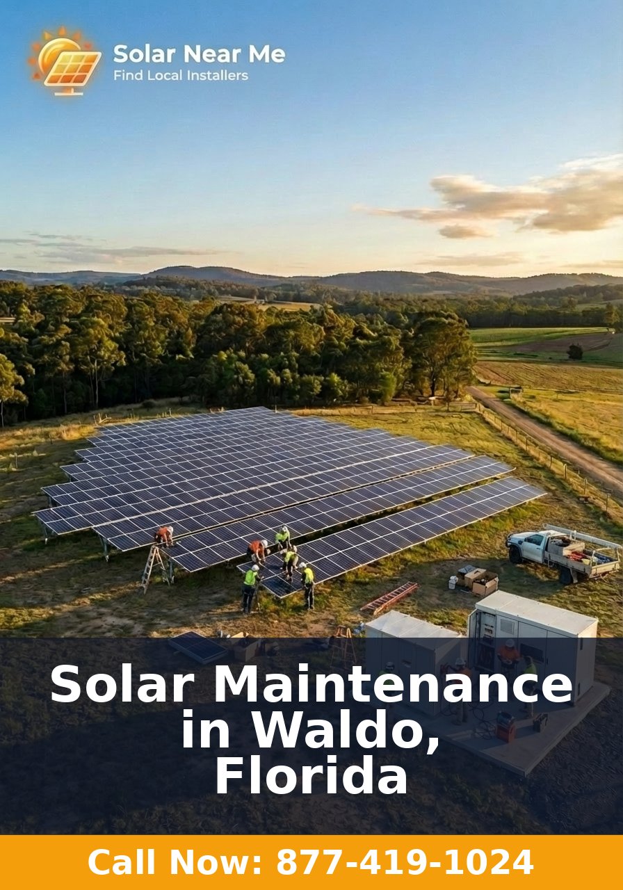 Solar Maintenance in Waldo, Florida