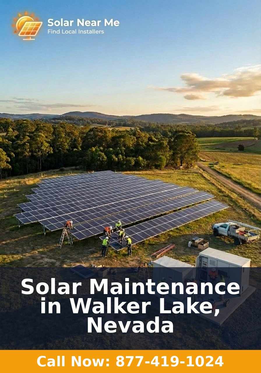 Solar Maintenance in Walker Lake, Nevada