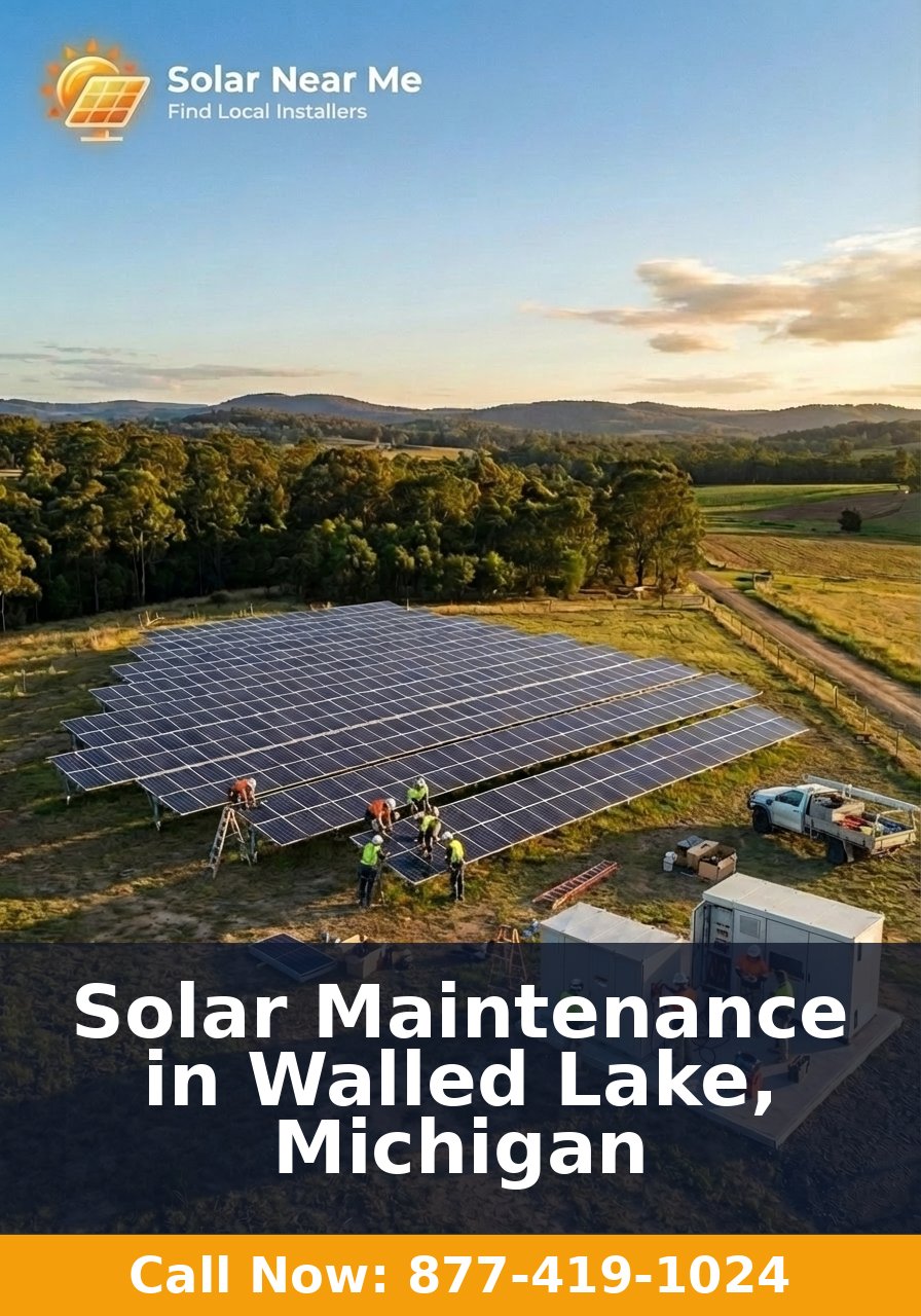 Solar Maintenance in Walled Lake, Michigan