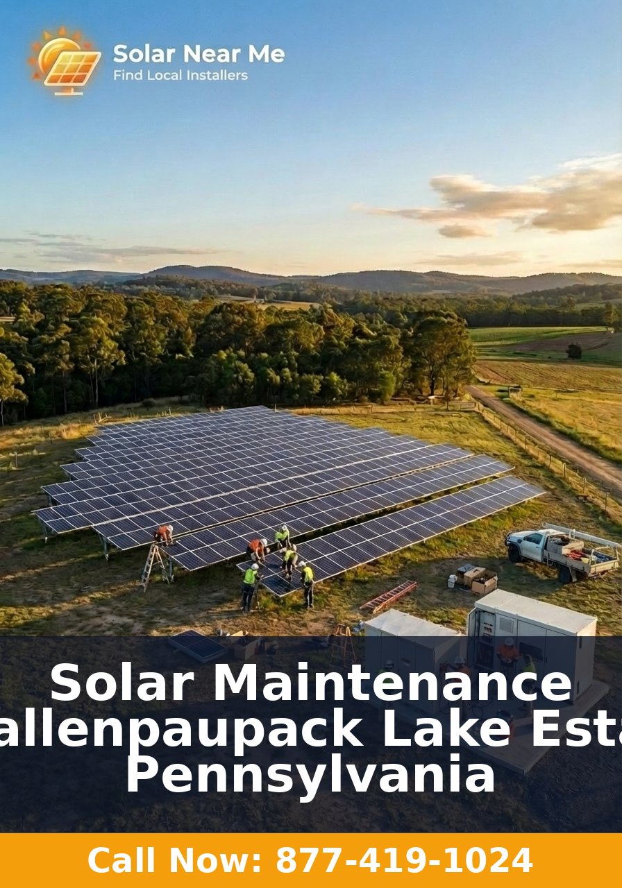 Solar Maintenance in Wallenpaupack Lake Estates, Pennsylvania