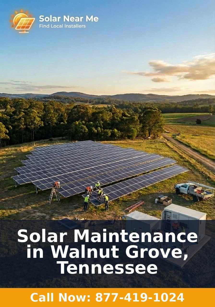 Solar Maintenance in Walnut Grove, Tennessee