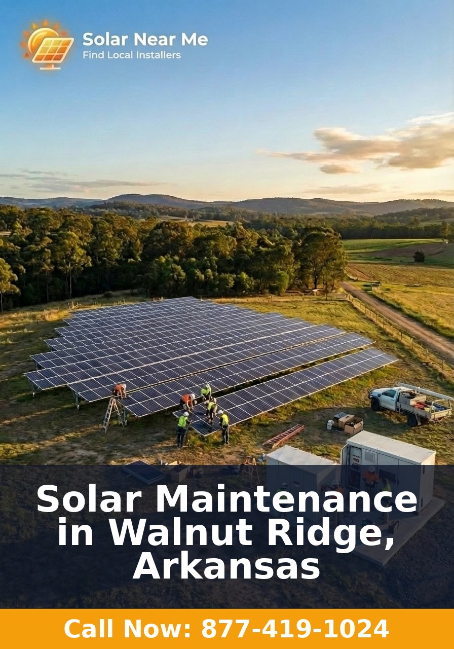 Solar Maintenance in Walnut Ridge, Arkansas