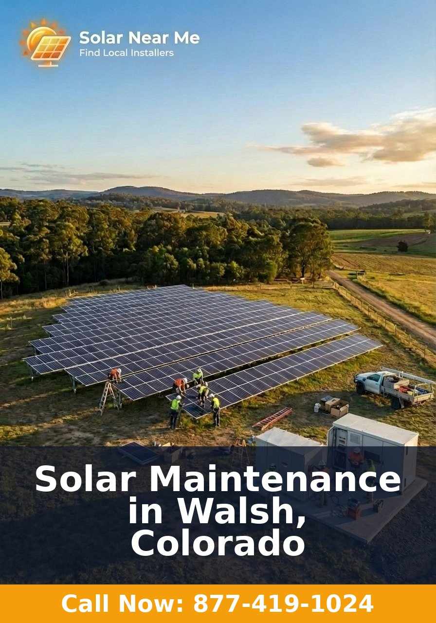 Solar Maintenance in Walsh, Colorado