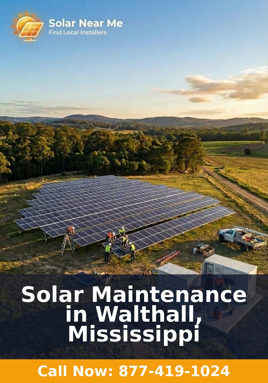 Solar Maintenance in Walthall, Mississippi