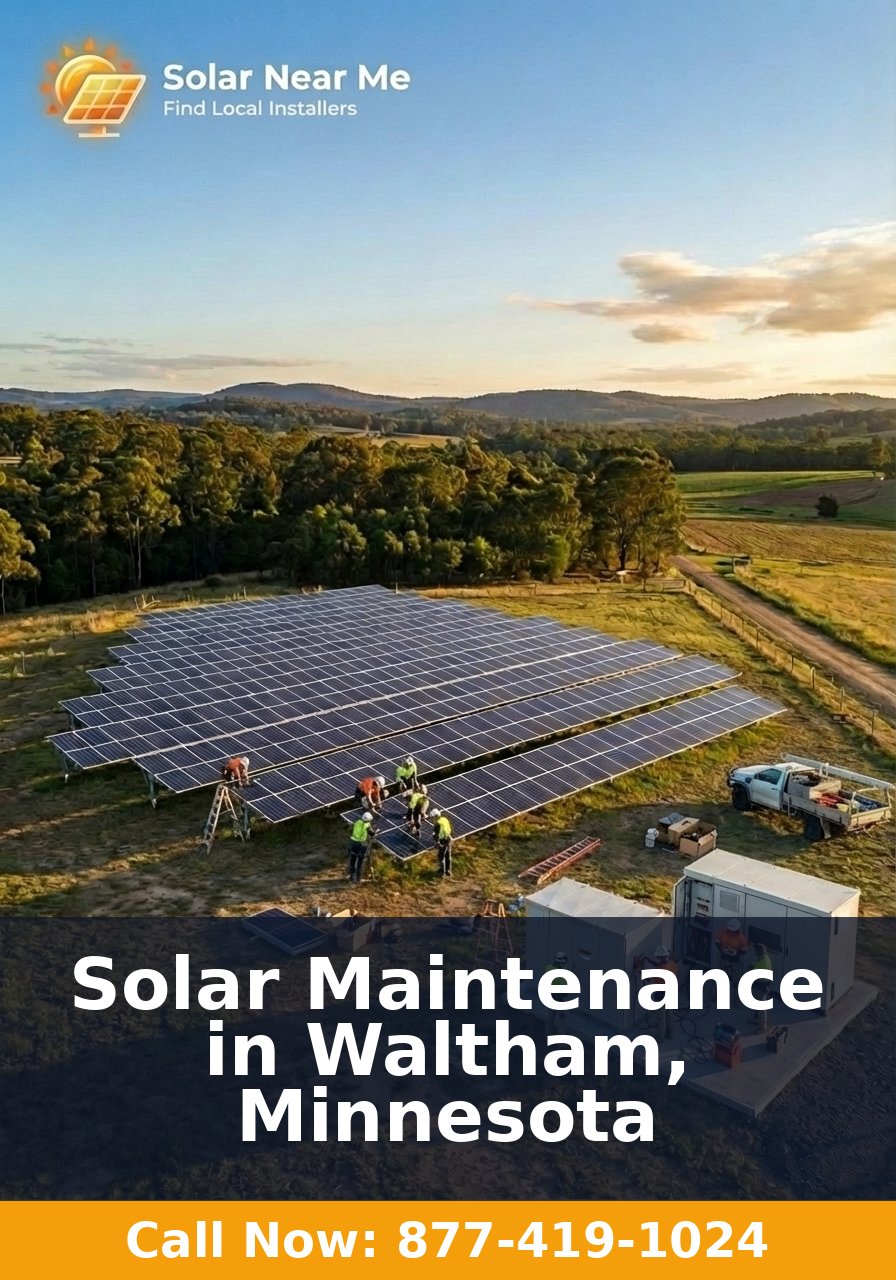 Solar Maintenance in Waltham, Minnesota