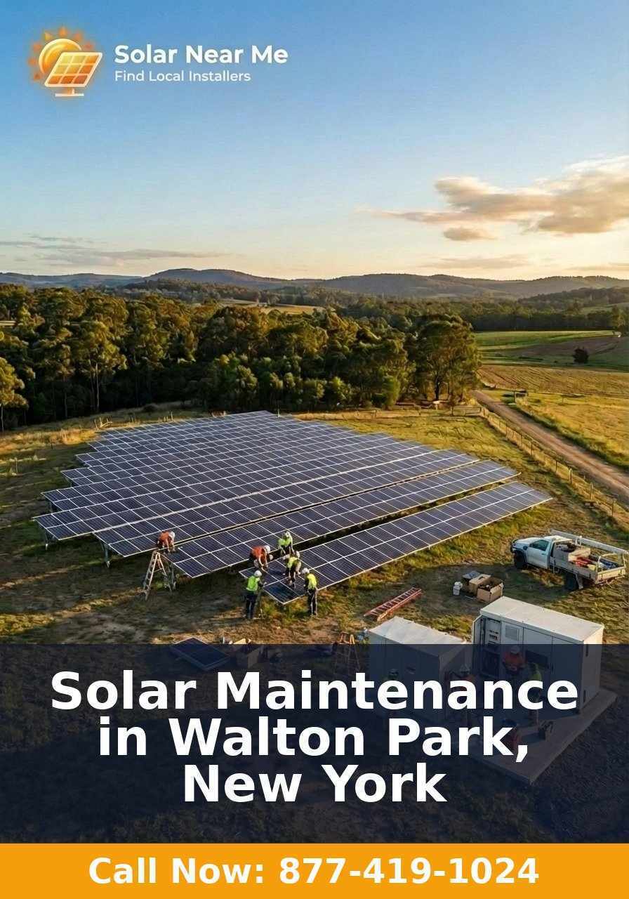 Solar Maintenance in Walton Park, New York