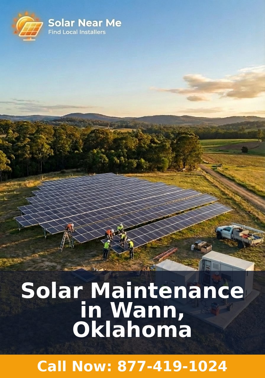 Solar Maintenance in Wann, Oklahoma