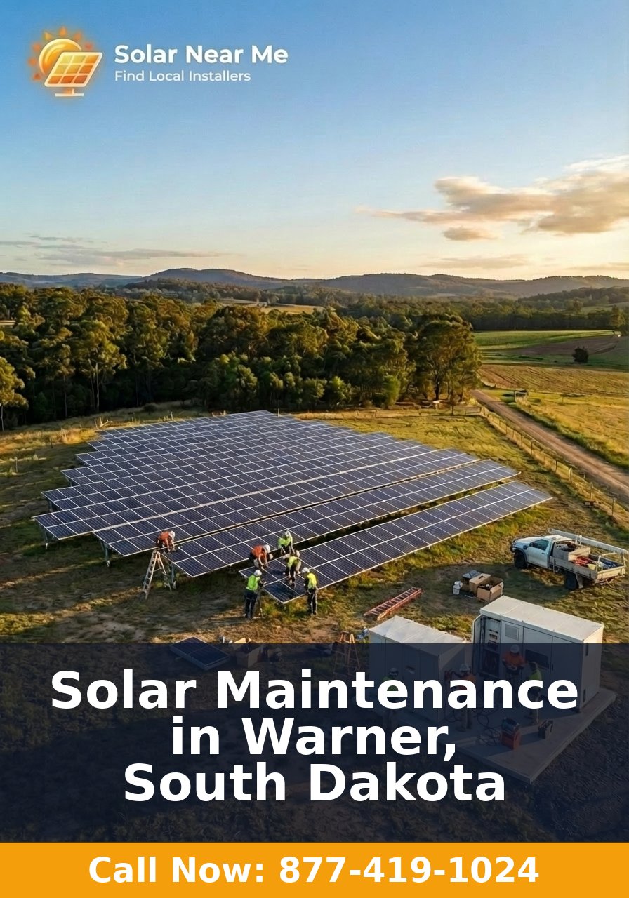 Solar Maintenance in Warner, South Dakota