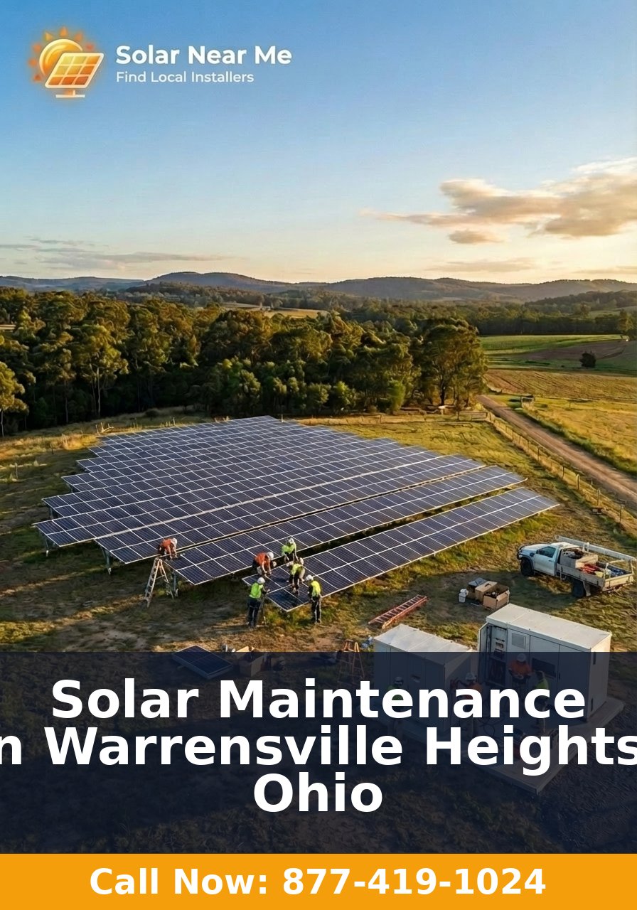 Solar Maintenance in Warrensville Heights, Ohio