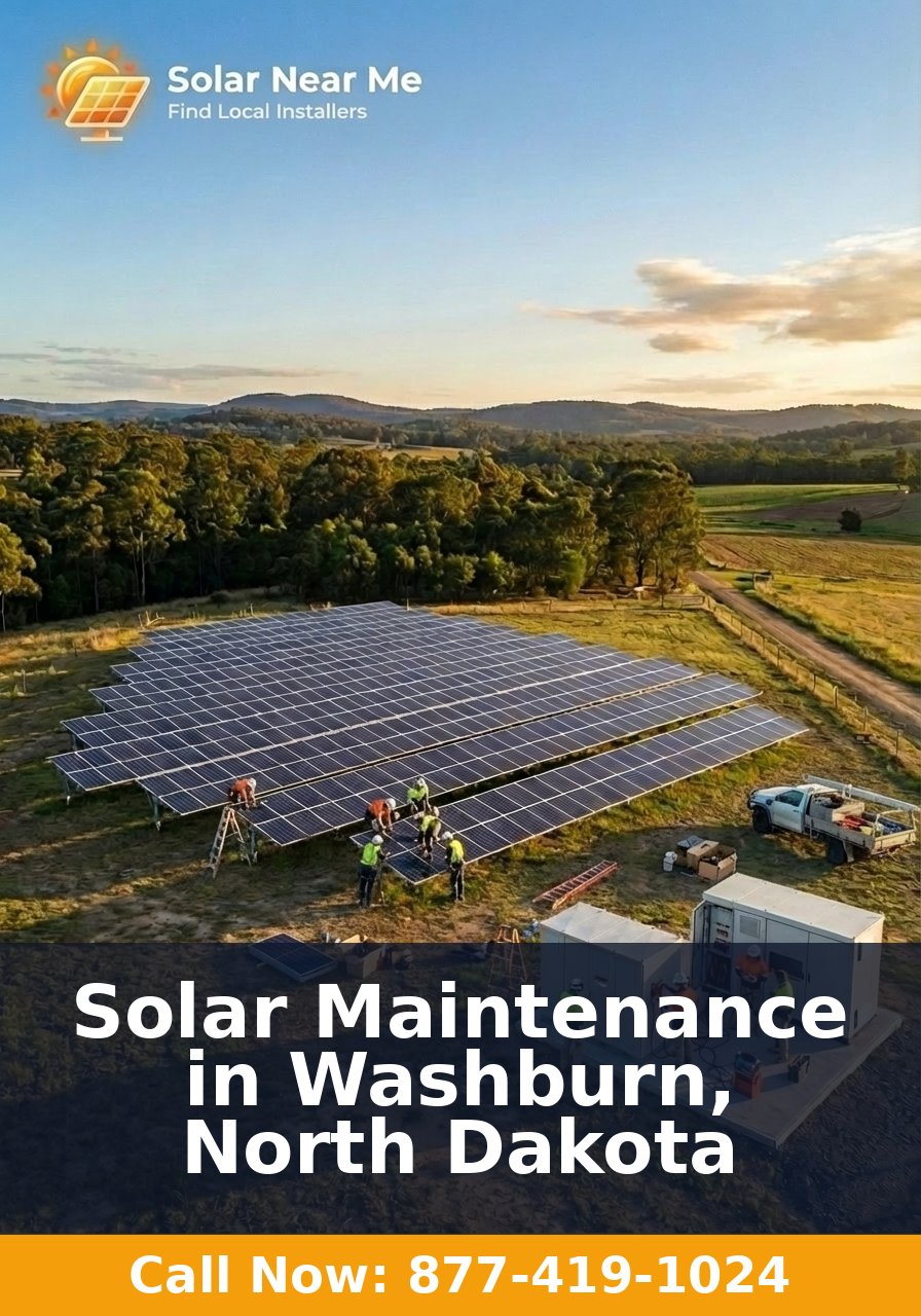Solar Maintenance in Washburn, North Dakota