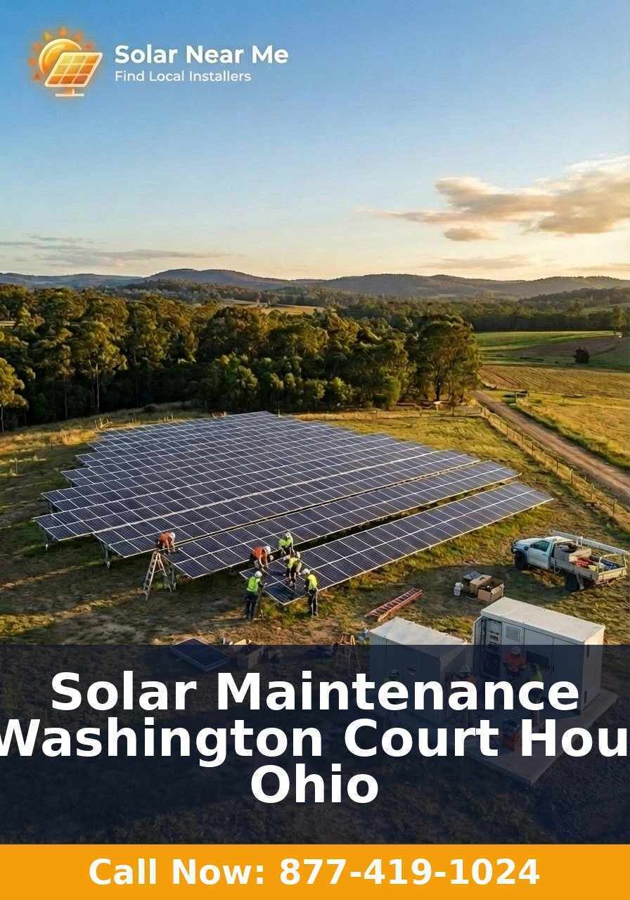 Solar Maintenance in Washington Court House, Ohio
