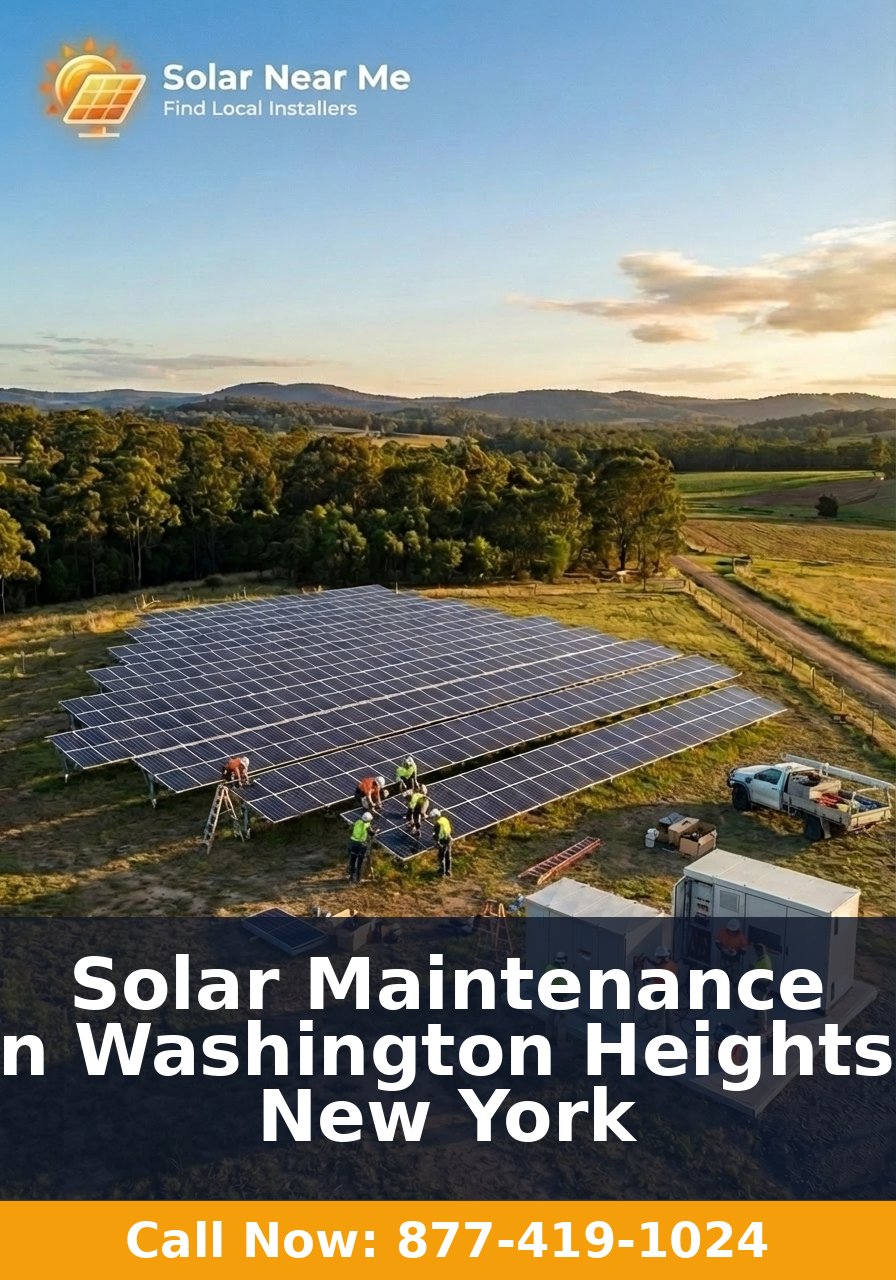 Solar Maintenance in Washington Heights, New York