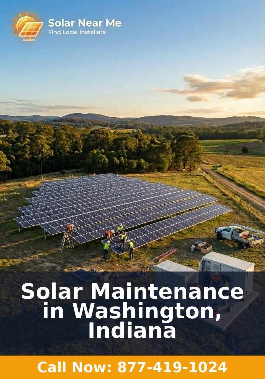 Solar Maintenance in Washington, Indiana