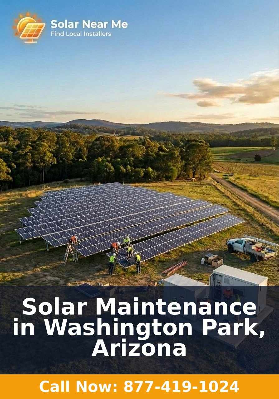 Solar Maintenance in Washington Park, Arizona