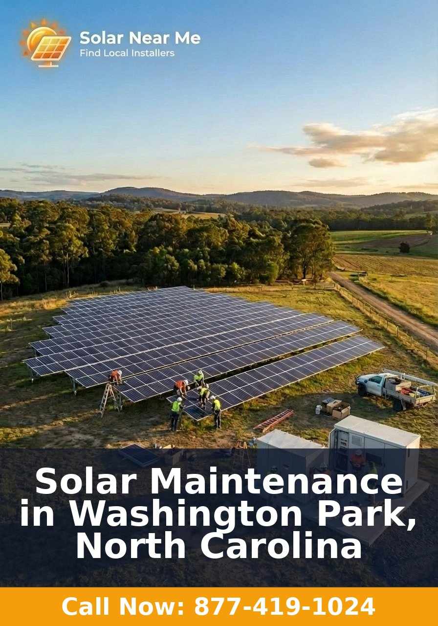 Solar Maintenance in Washington Park, North Carolina