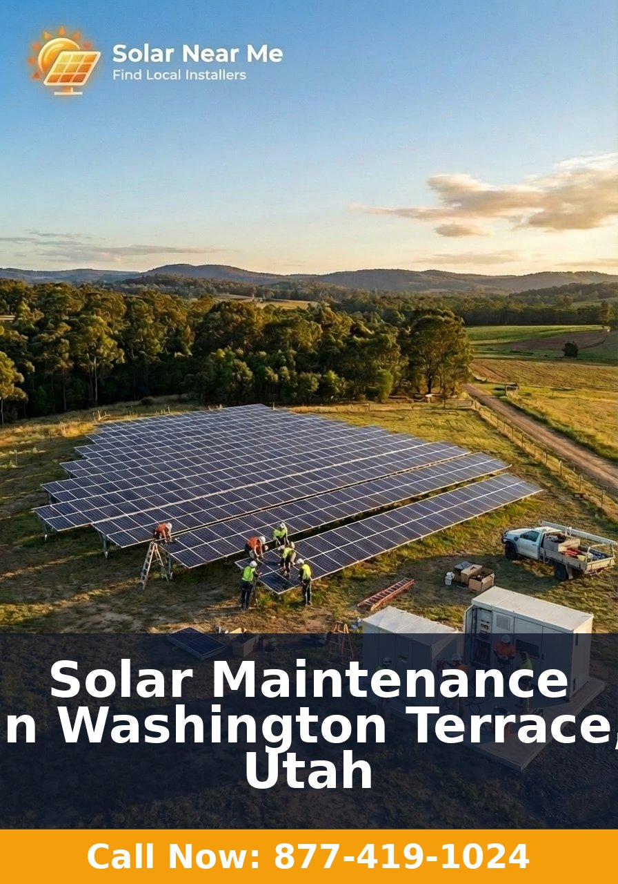 Solar Maintenance in Washington Terrace, Utah