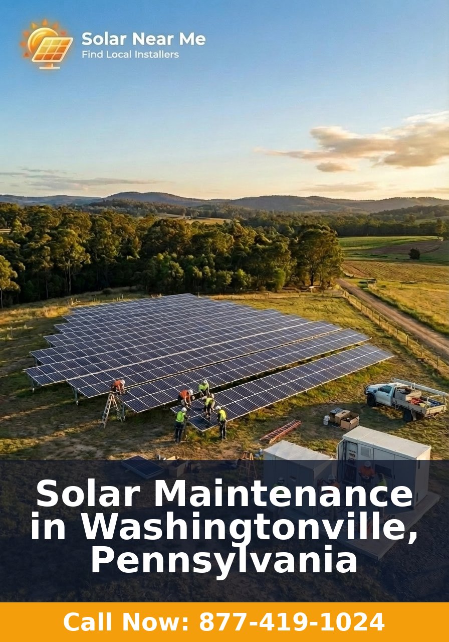 Solar Maintenance in Washingtonville, Pennsylvania