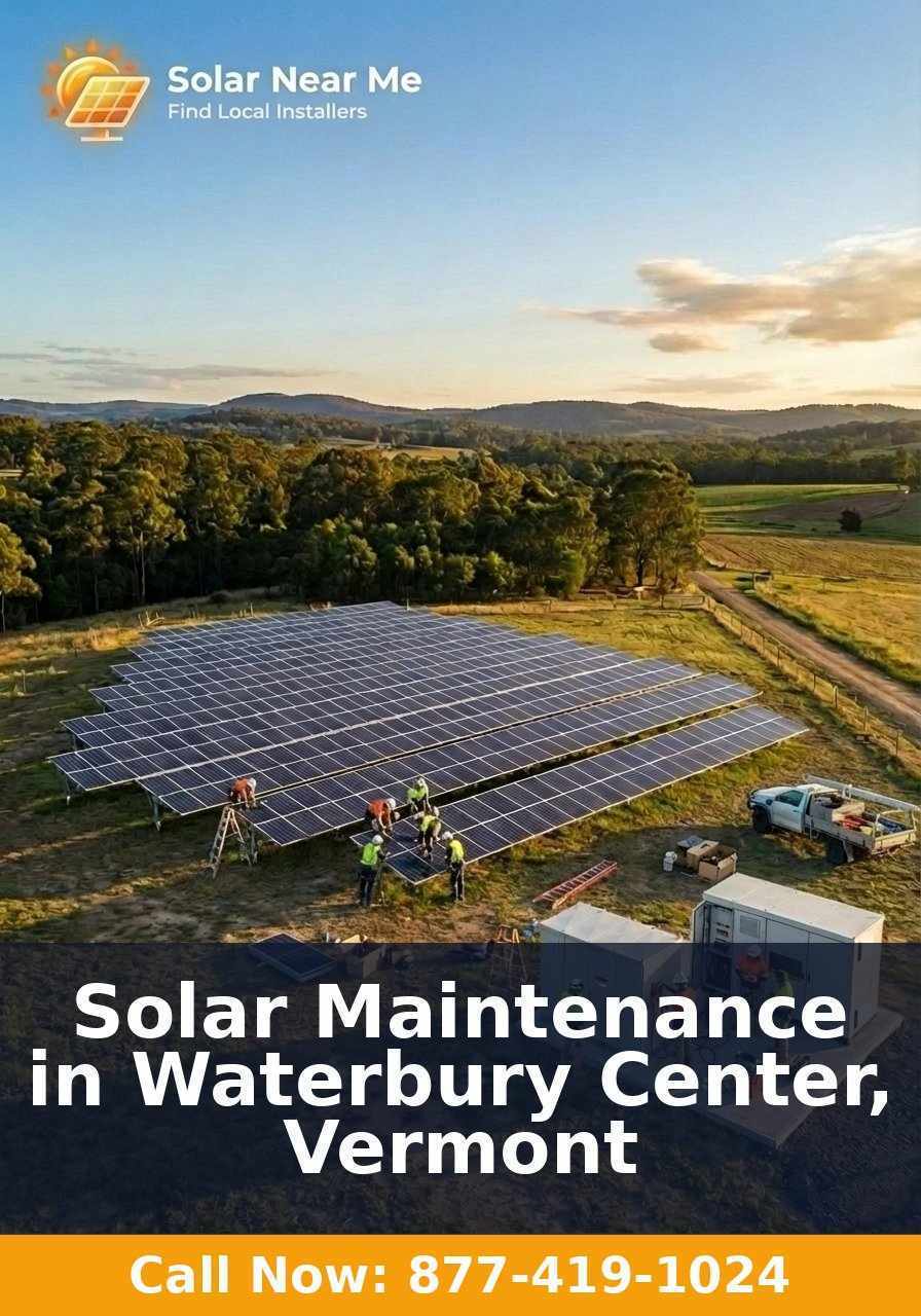 Solar Maintenance in Waterbury Center, Vermont